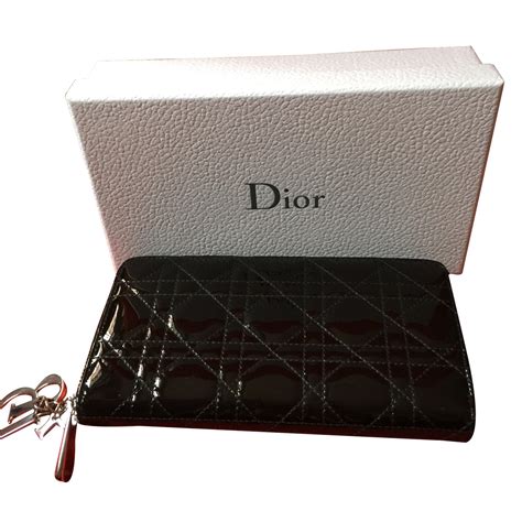 porte monnaie christian dior|grand portefeuille Dior.